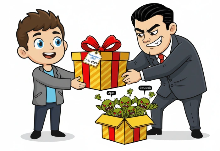 Скрытые расходы при покупке Битрикс24 — недобросовестный интегратор навязывает приложения и продления, превращая выгодное предложение в дорогой сюрприз.